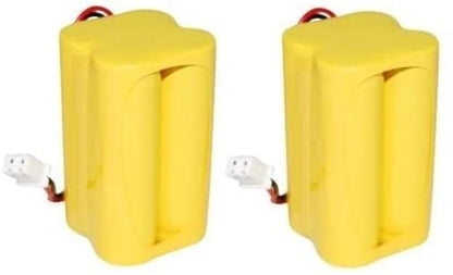 TDH Lighting (Pack of 2) Replacement Battery for Emergency Light EXIT Sign 4.8V 700mAh NiCad - Length 1-1/8 in, Width 1-1/8 in, Height 1-7/8 in.