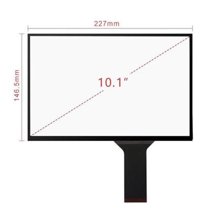 10.1 Inch 1200 Nits Sunlight Readable Touchscreen Monitor, 1280×800 IPS Capacitive Touch Display with HDMI Controller Board for Raspberry Pi 3/4, Outdoor Kiosk, EV Charger, Industrial HMI