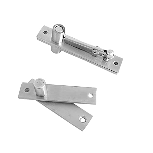 Hinge, Stainless Steel Pivot Door Hinge Heavy Duty Pivot Hinge for Wood Doors 360 Degree Shaft Stainless Steel