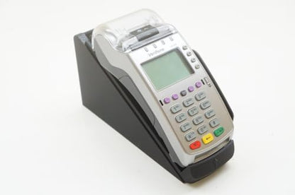 Angled Desk Stand Kiosk Mount for Verifone VX520 Reader, Wall Mount Secure Plate