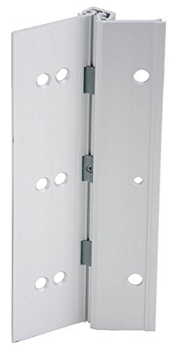 Ives 224HD US28 83" Full Mortise Aluminum Geared Continuous Hinge, Satin Aluminum Finish, 48" Open Width