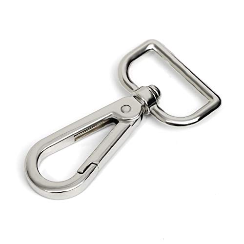 Swivel Clasps 3/4" D Ring Lobster Clasp Claw Clasp Swivel Snap Hook Clip - size: 3/4 Inch