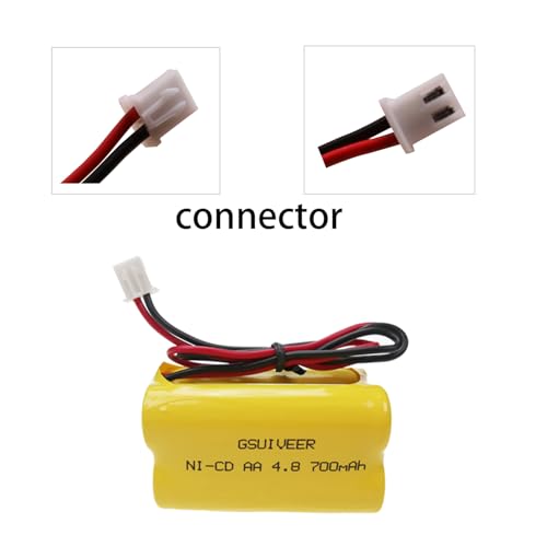 BL93NC487 BL93NC484 BAA48R Ni-Cd 4.8V 700mAh Exit Sign Emergency Light Battery Replacement (8 Pack)