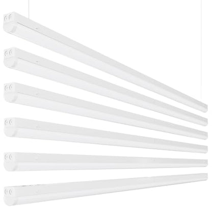 8ft LED Linear Strip Lights 100/80/60W, 30/40/5000K Garage Light - color: Suspended Mount, size: 8FT-6P
