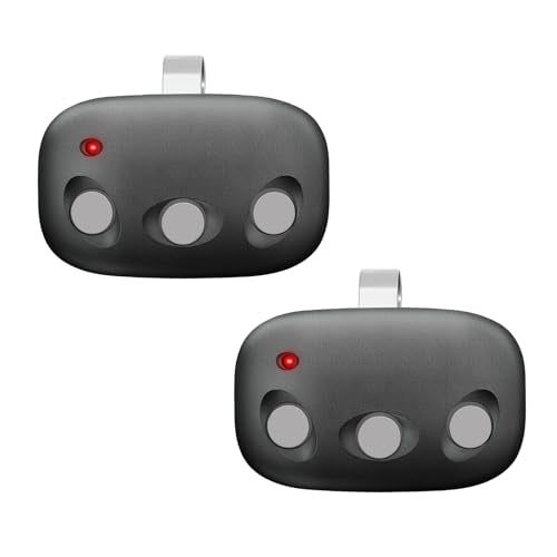 Garage Door Opener Remote for 318MHz Linear MegaCode MCT-3 DNT00089, 3 Button Remote Control Compatible with LDO33, LDO50, LSO50, LDCO800, LCO75 Operators with Visor Clip,2 Pack - style: MCT-3-2Pcs