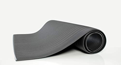 Guardian Air Step Anti-Fatigue Floor Mat, 4ft x 60ft, Vinyl, Black, Reduces Fatigue and discomfort, Can be easilty Cut to fit Any Space