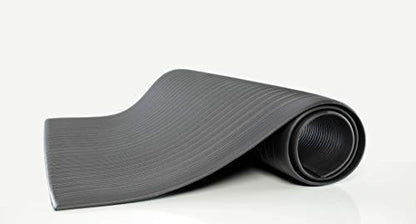 Guardian Air Step Anti-Fatigue Floor Mat, 4ft x 60ft, Vinyl, Black, Reduces Fatigue and discomfort, Can be easilty Cut to fit Any Space
