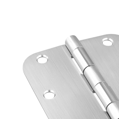 KEILEOHO 12 Pack 3.5 Inch Stainless Steel Door Hinges, Heavy Duty Brushed Nickel Door Hinges, Non-Removable Pin, for Home and Commercial Use
