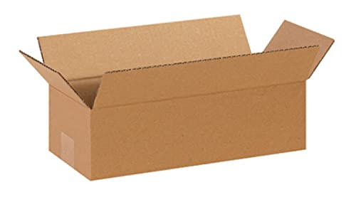 Secure Seal - 100 Pack of 14x6x4 Corrugated Cardboard Packing Shipping Mailing Moving Carton Boxes - color: 100 Pack, size: 14x6x4