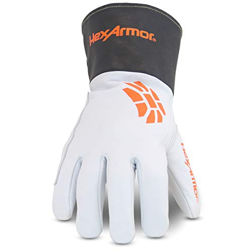 HexArmor Cut and Heat Resistant Leather Work Gloves | Chrome SLT ® Series 4062 | XX-Large - size: XX-Large