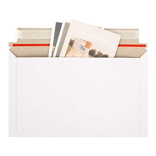 QTLCOHD 100 Pack Rigid Mailers 6 x 10 Inch - size: 6x10