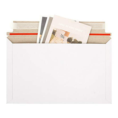 QTLCOHD 100 Pack Rigid Mailers 6 x 10 Inch - size: 6x10