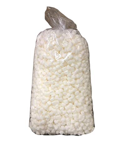 Bubblefast! Brand FunPak Plant Based Biodegradable Packing Peanuts, 1.5 cu ft Bag, Compostable (White Dog Bones) - color: White Dog Bones