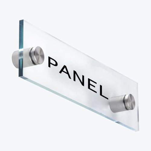 1/2 x 1-5/8 Inch Standoff Screws for Acrylic - Lantee Stainless Steel Glass Sign Standoff Mounts Hardware Bolts (12 x 40mm, 12 Pcs) - color: Silver, size: 1/2" x 1-5/8" / 12 x 40mm