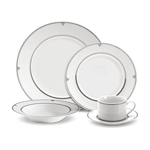 Mikasa Regent Bead 40-Piece Porcelain Dinnerware Set, Service for 8 - color: Regent Bead
