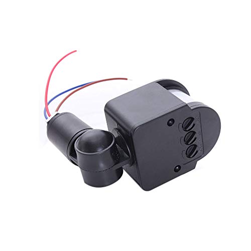 LED Outdoor 110-220V Infrared PIR Motion Sensor Detector Wall Light Switch 180°1pc