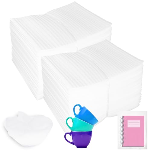 100 Pack Packing Foam Pouches,6 x8IN Shockproof Cushioning Protection - size: 6X8IN-100PCS