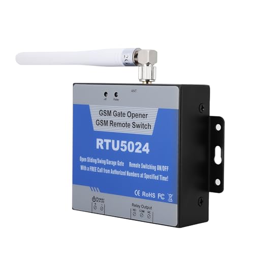 GSM Gate Opener, RTU5024 GSM Mobile Phone Access Controller Remote Control Switch SMS Door Control