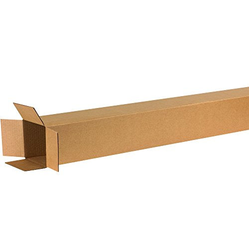 BOX USA 6x6x72 Tall Corrugated Boxes, Tall, 6L x 6W x 72H, Pack of 15 | Shipping, Packaging, Moving, Storage Box for Home or Business, Strong Wholesale Bulk Boxes - size: 6" x 6" x 72"