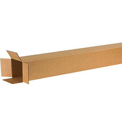 BOX USA 6x6x72 Tall Corrugated Boxes, Tall, 6L x 6W x 72H, Pack of 15 | Shipping, Packaging, Moving, Storage Box for Home or Business, Strong Wholesale Bulk Boxes - size: 6" x 6" x 72"