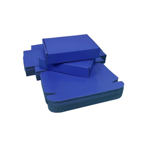 20 Pack 17.7x13.8x2.5 in Industrial Blue Shipping Boxes - color: Industrial Blue, size: 17.7x13.8x2.5 in