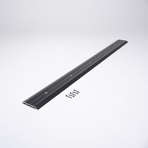 Aluminum Thresholds Extra Width 5"-6"-7"-8"-9"-10" Inch - Residential/Commercial use. Saddle/Handicap Easy Installing and Accessible/Fireproof Rated high-Quality (4"x72") - size: 4"x72"