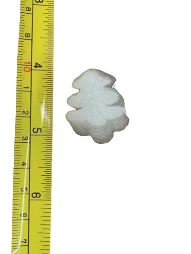 FunPak Plant Based Biodegradable Packing Peanuts 1.5 cu ft Bag Compostable (White Trees) - color: White Trees