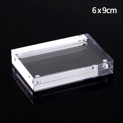 for acrylic Sign Holder, for acrylic Poster Double-Sided Display Stand For Countertops, for acrylic Stands For Display In Offices, Restaurants, And Events(6 x 9cm) - size: 6 x 9cm