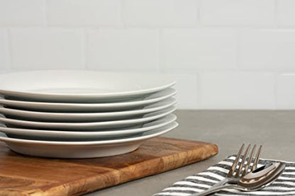 10 Strawberry Street Simply White 7.5" Round Salad Plate, Set of 6 - size: Salad Plate, style: Round