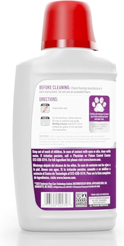 Hoover Pet Portable Spot Cleaner Solution,32 oz.,Tropical Breeze Scent,Upholstery and Carpet Shampoo Solution,Eliminates Pet Messes and Odors,Designed CleanSlate Spot Cleaner,(Pack of 2) - size: 32 Fl Oz (Pack of 2)