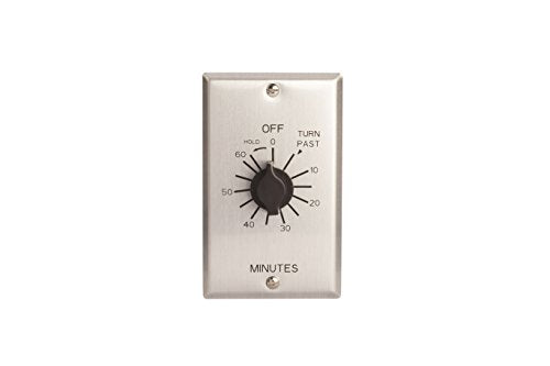 NSI C Series Spring Wound Auto Off in-Wall Time Switch with Hold, 60 Minute