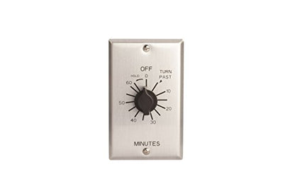 NSI C Series Spring Wound Auto Off in-Wall Time Switch with Hold, 60 Minute