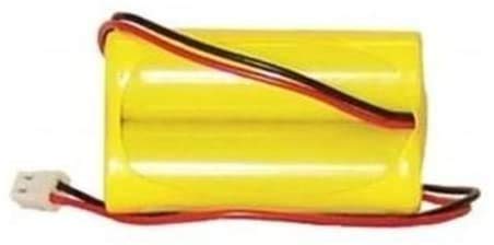 TDH Lighting (Pack of 2) Replacement Battery for Emergency Light EXIT Sign 4.8V 700mAh NiCad - Length 1-1/8 in, Width 1-1/8 in, Height 1-7/8 in.