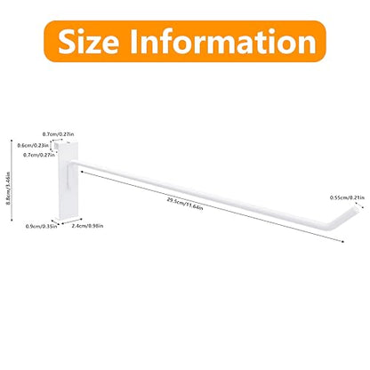12'' Gridwall Pegs Hooks White, 25 PCS Grid Wall Utility Hooks - color: White, size: 12 Inch