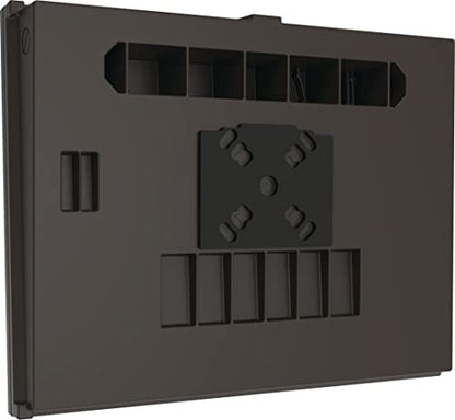Lithonia Lighting 18" LED Wall Pack Outdoor Light Fixture, Building Wall Light, Adjustable Lumens, 5000K Daylight, MVOLT 120-277V, IP65, Glass Lens, Bronze (TWX3 LED ALO 50K MVOLT DDBTXD) - color: Adjustable Lumens | 5000K Daylight, size: 14" H x 18" W x