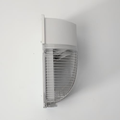 CINOTON 26W LED Wall Pack Light with Dusk to Dawn Sensor 5000k White 2 Pack - color: White, size: 2 Pack-5000k