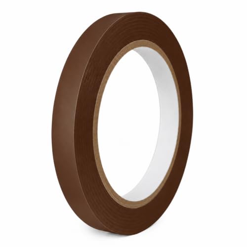 GGR Supplies CVT-536 Brown Vinyl Floor Marking Tape, 1/2 x 36 Yards - color: Brown, size: 1/2 in. x 36 yds.