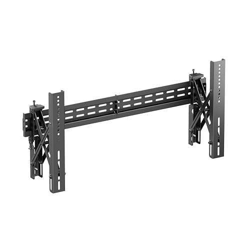 Mount Plus POP-48T Pop Out Video Wall Mount System for 37 to 70" TVs | TV Menu Board | Max VESA 600x400 | Commercial Grade 154 Lbs | Anti-Theft Protection | Full Extension to 8.7" (1 Pack) - size: 1 Pack