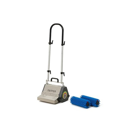 14" Counter-Rotating Brush (CRB) Carpet & Hard Floor Cleaning Machine – 450 RPM, Quiet 53 dBA, Compact 41 lb Commercial Scrubber – Ideal for Offices, Hotels & Small Spaces - size: 14"