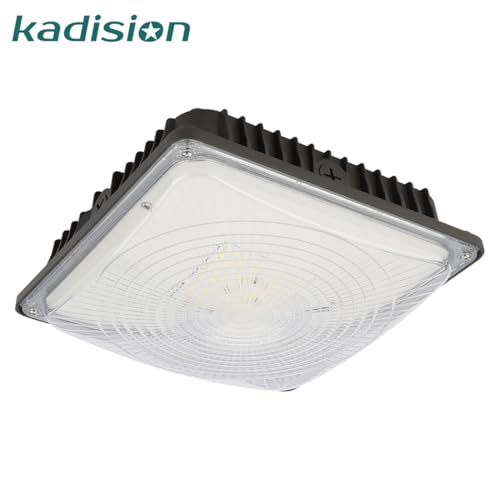 kadision 80W LED Canopy Light Outdoor, 8800LM 0-10V Dimmable