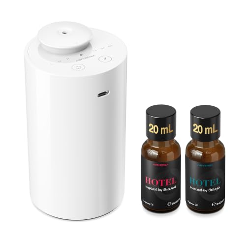 Airversa AN6 Waterless Essential Oil Diffuser Starter Kit, White - color: Bright White2