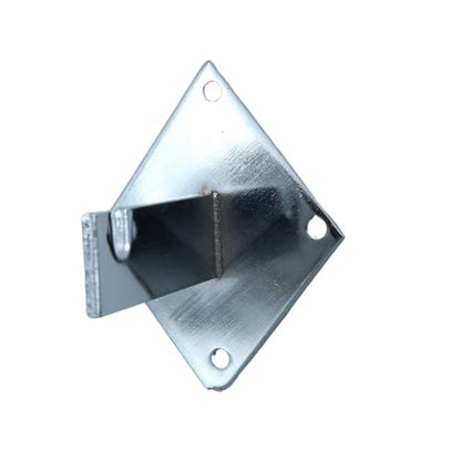SSWBasics Wall Brackets for Gridwall or Grid Panels - Chrome (15 Pack)