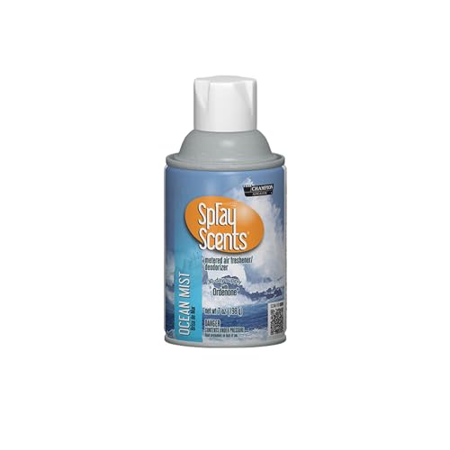 Champion Sprayon SprayScents Metered Air Freshener Refill 7 oz, Odor Control Fragrance, Ocean Mist (1 Pack)