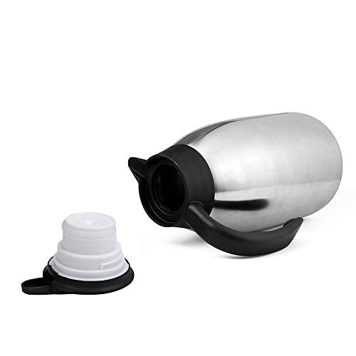 68oz Coffee Carafe Insulated, Airpot Thermal Coffee Carafes for Keeping Hot - color: Silver