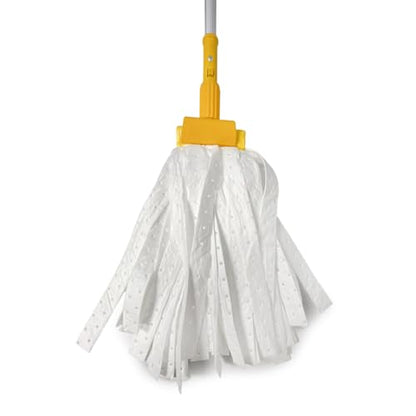 KLEEN HANDLER Mop Head Replacement 3-Pack Hydrophobic Industrial Mop for Oils and Spills – Heavy-Duty Industrial, Commercial, Janitorial Cleaning – Non-Woven Oil-Absorbent Material - style: 3 Pack