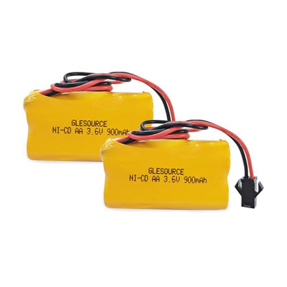XUNTU 3.6V 900mAh AA ELB B001 Emergency/Exit Light Battery Replacement for Lithonia ELB B001 ELBB001 ELB-B001 Lithonia EU2 LED Unitech 0253799 Interstate ANIC1566 (2 Pack) - size: 2PCS 3.6V 900mAh battery