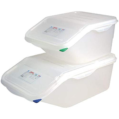 Araven Ingredient Bin, Storage Container for Large Quantity Ingredients, Use in Commercial or Home Kitchen, 1.8 Gallons, 1 Count, White
