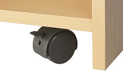 Displays2go Hostess Station, Maple - color: Maple