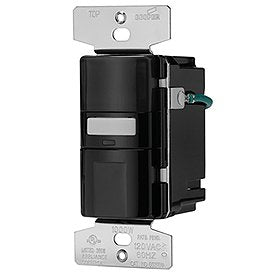 Cooper Wiring Devices OS310U-BK SAVANT Motion Activated Occupancy Sensor Switch - Black