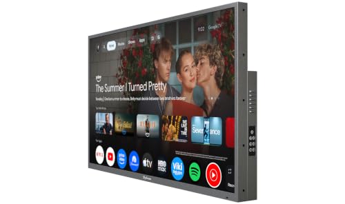 SYLVOX Outdoor TV, 43 inch Smart Waterproof Outdoor TV, 4K UHD Weatherproof - size: 43-inch, style: Deck Pro 3.0